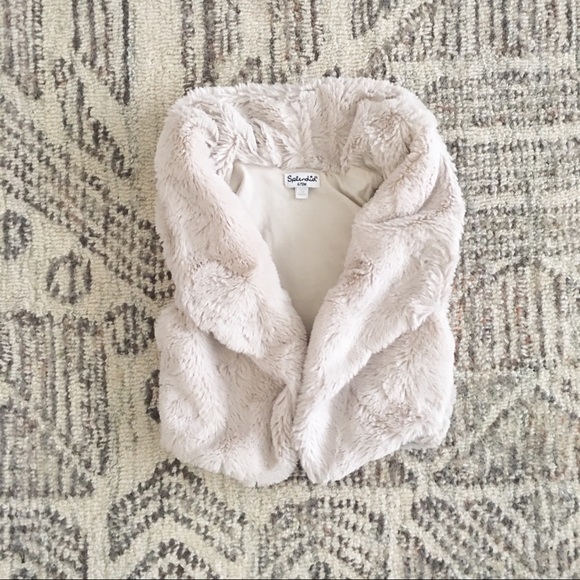 splendid faux fur fashionista vest - Picture 2 of 6